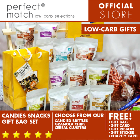 PerfectMatch Low-carb® I Healthy Gift Set l Candied Snacks Collection l Low-carb l Keto-Friendly l Sugar-Free