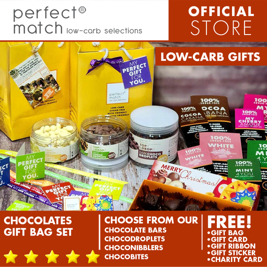 PerfectMatch Low-carb® I Healthy Gift Set l Chocolate Collection l Low-carb l Keto-Friendly l Sugar-Free