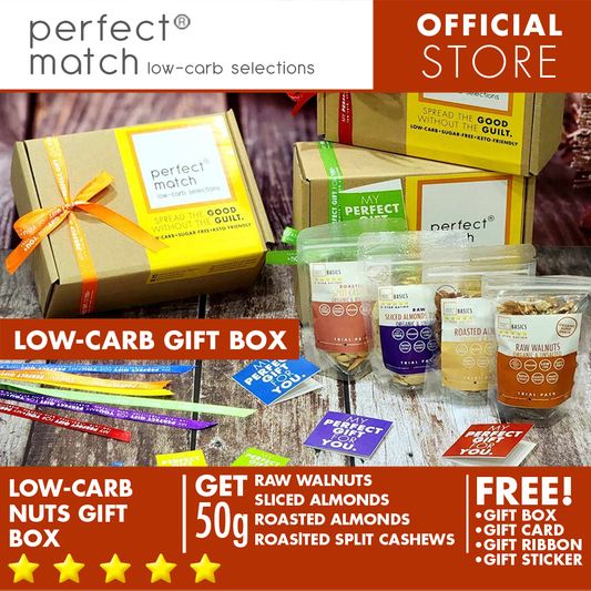 PerfectMatch Low-carb® I Healthy Gift Set l Nuts Gift Box Collection l Low-carb l Keto-Friendly l Sugar-Free