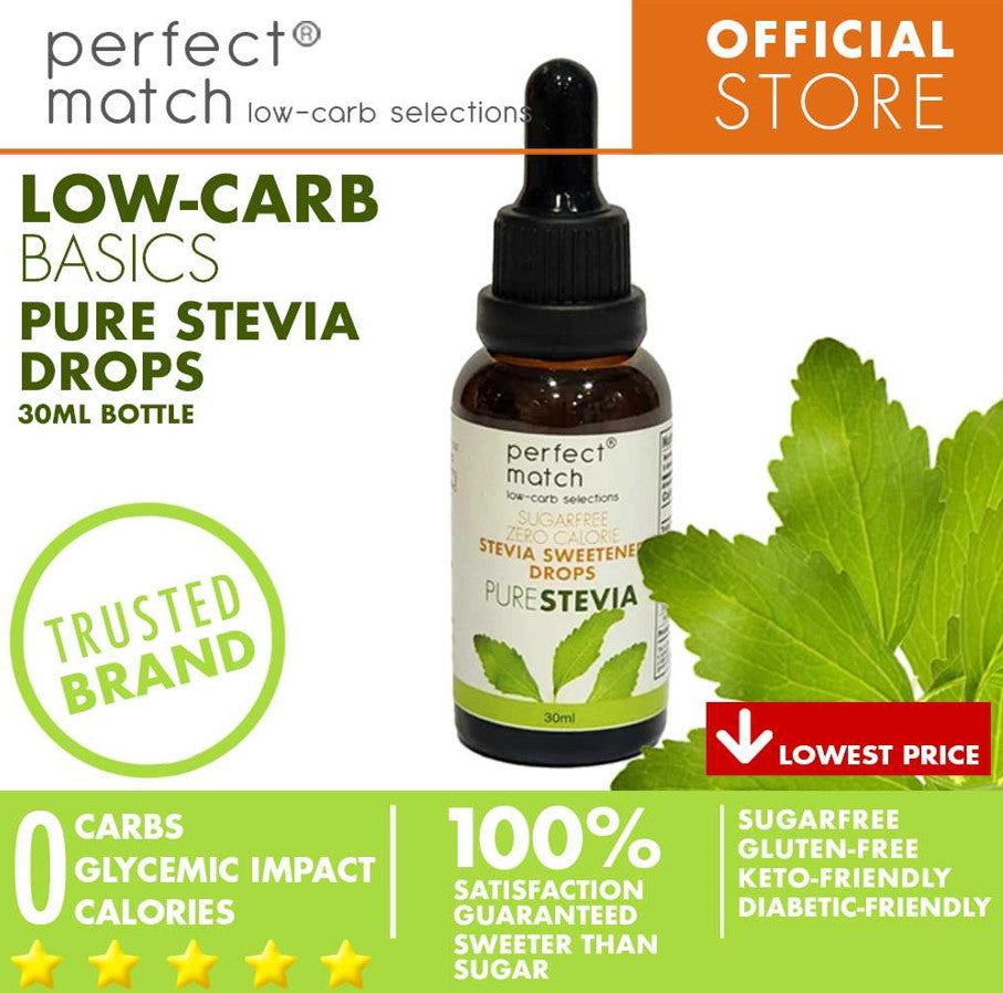 PerfectMatch Low-carb® l Healthy Gifts l Stevia Drops Collection l Low-carb l Keto-Friendly