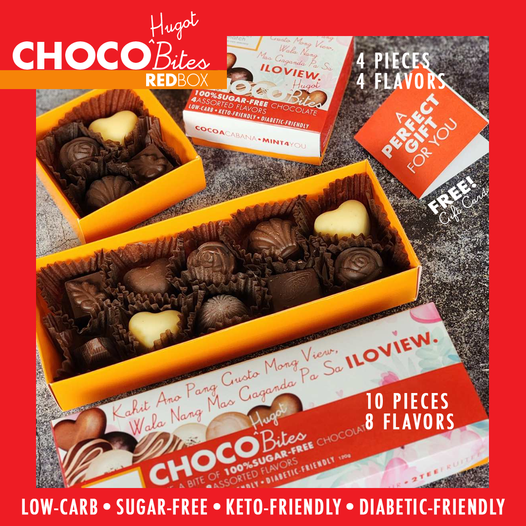 PerfectMatch Low-carb® l Keto Sugar-Free Chocolate l Choco Hugot Bites l 10-PCS or 4-PCS l Asssorted Flavors