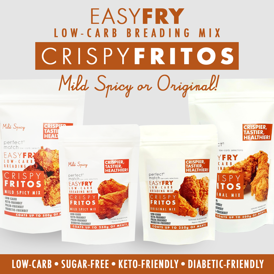 PerfectMatch Low-carb l Keto Crispy Fry Breading Mix l Crispy Fritos Original 50g l Sugarfree