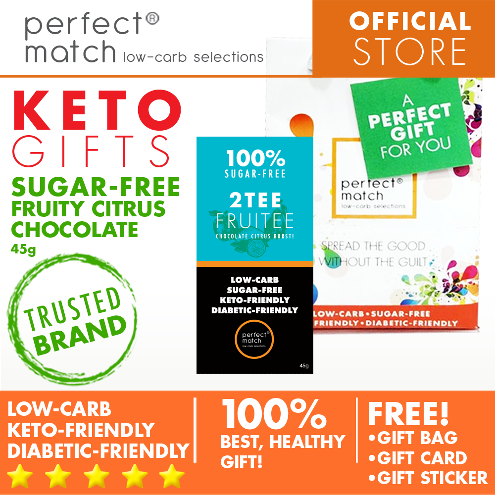 PerfectMatch Low-carb® l Healthy Gift Set l Keto Sugar-Free Chocolate Bar l 45grams