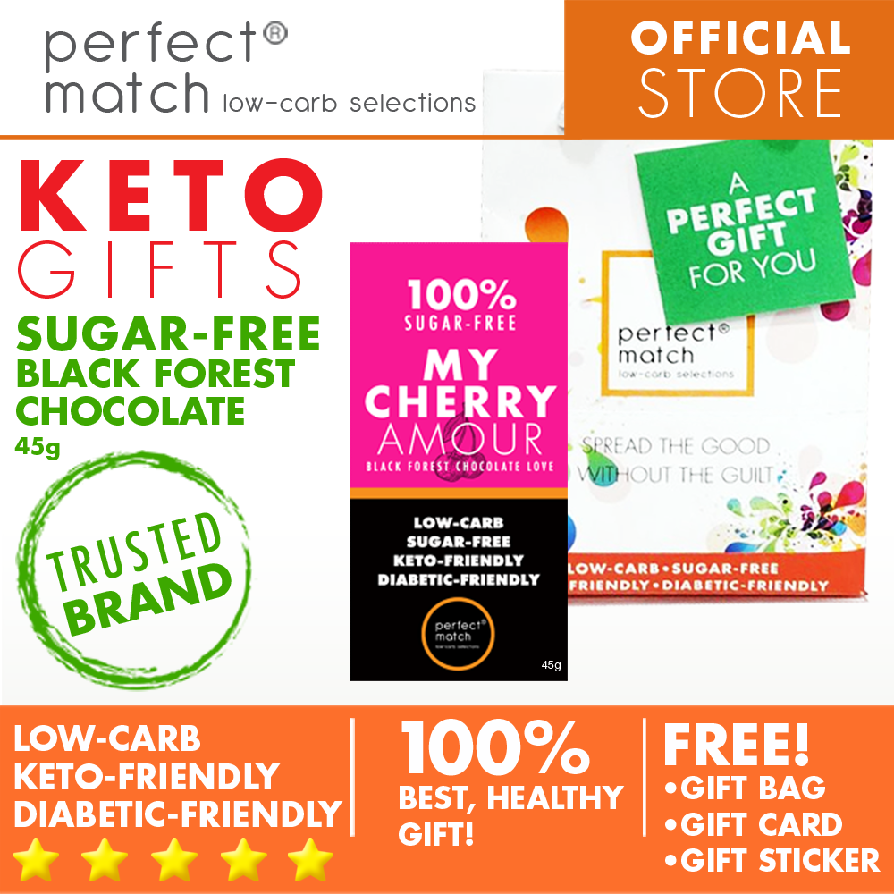 PerfectMatch Low-carb® l Healthy Gift Set l Keto Sugar-Free Chocolate Bar l 45grams