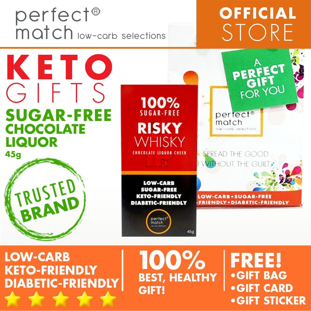 PerfectMatch Low-carb® l Healthy Gift Set l Keto Sugar-Free Chocolate Bar l 45grams