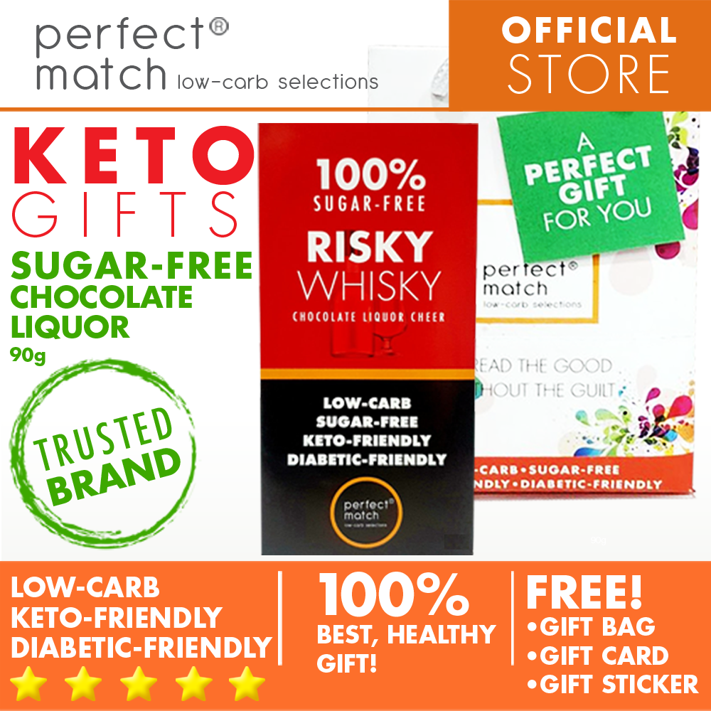 PerfectMatch Low-carb® l Healthy Gift Set l Keto Sugar-Free Chocolate Bar l 90grams