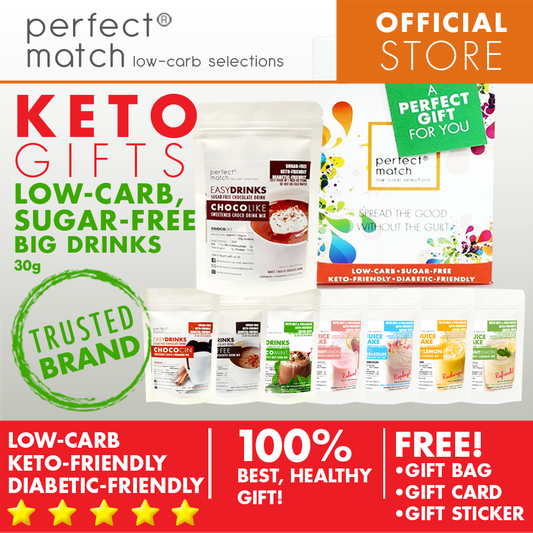 PerfectMatch Low-carb® l Healthy Gift Set l Keto Sugar-Free Drinks l 30grams