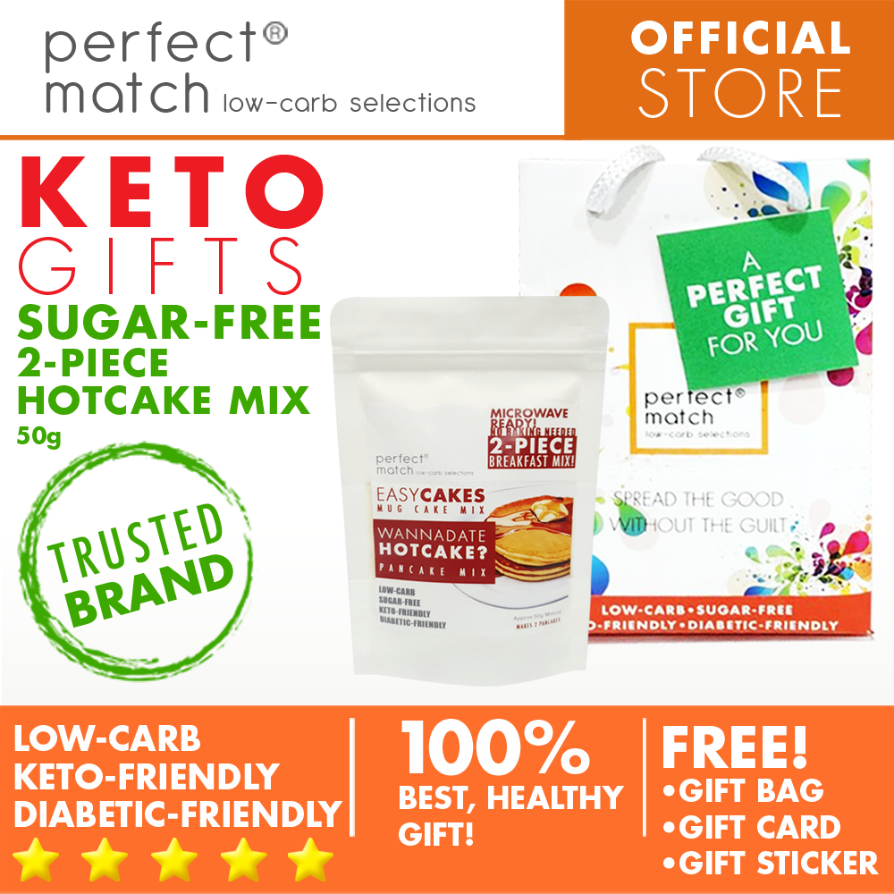 PerfectMatch Low-carb® l Healthy Gift Set l Keto Sugar-Free Mug Cake & Easy Bake Mixes l 50grams