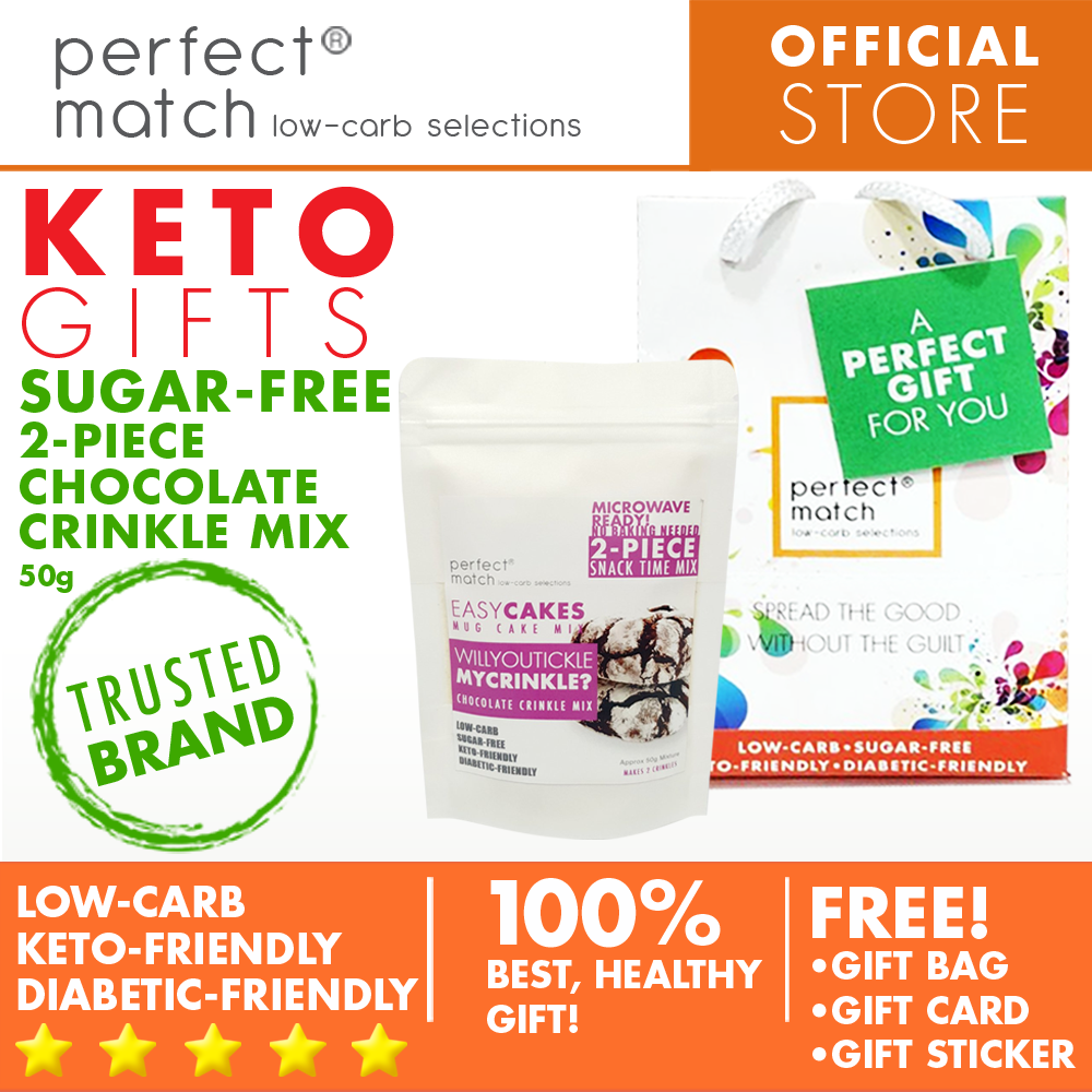 PerfectMatch Low-carb® l Healthy Gift Set l Keto Sugar-Free Mug Cake & Easy Bake Mixes l 50grams