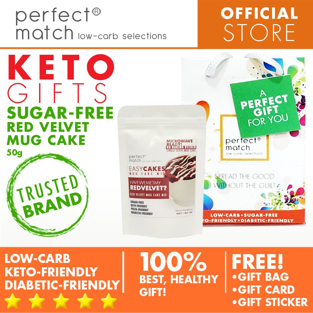 PerfectMatch Low-carb® l Healthy Gift Set l Keto Sugar-Free Mug Cake & Easy Bake Mixes l 50grams