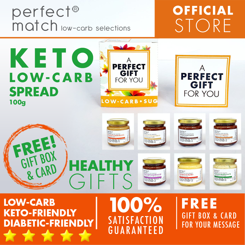 PerfectMatch Low-carb l Keto Gift l Spread Gift Set 100g l Sugarfree