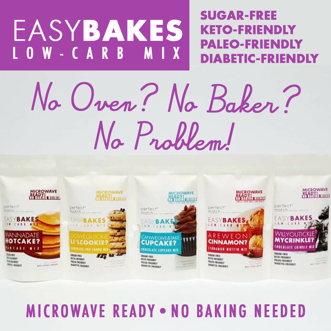PerfectMatch Low-carb l Keto Red Velvet Cupcake Mix l Havewemet my REDVELVET 170g l Sugarfree