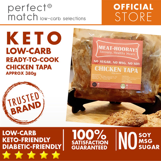 PerfectMatch Low-carb l Ready to Cook l Keto Chicken Tapa l Meathooray l  No Soy  l No Sugar l  No MSG  l  350g