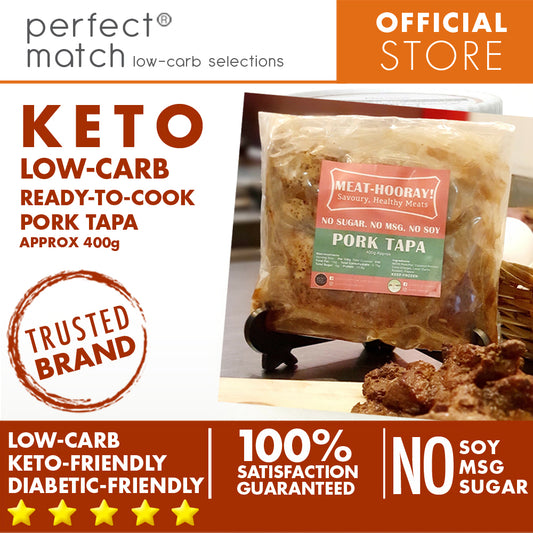 PerfectMatch Low-carb l Ready to Cook l Keto Pork Tapa l Meathooray l  No Soy  l No Sugar l  No MSG  l  400g