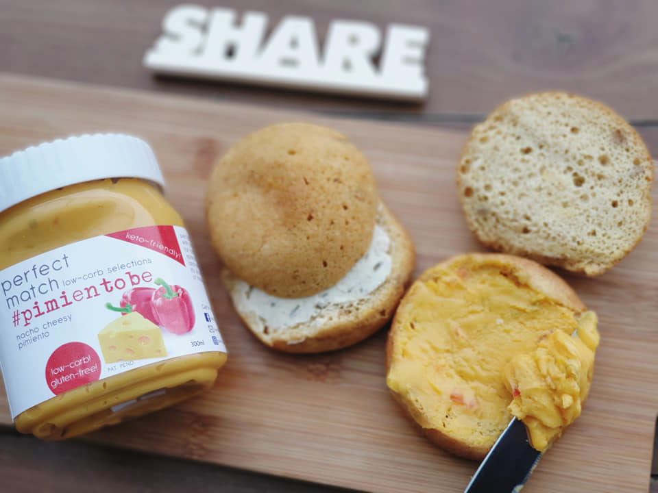 PerfectMatch Low-carb l Keto Cheesy Pimiento Spread l Pimientobe 300g l Sugarfree