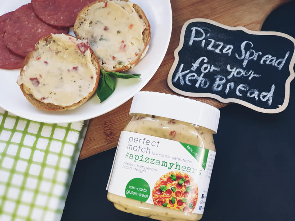 PerfectMatch Low-carb l Keto Pizza Pepperoni Spread l Apizzamyheart 300g l Sugarfree