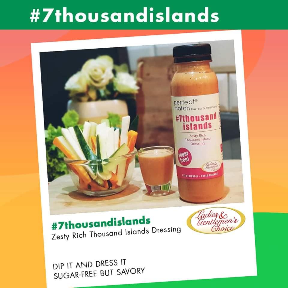PerfectMatch Low-carb l Keto Thousand Islands Dip & Dressing l 7thousand Islands 300ml l Sugarfree