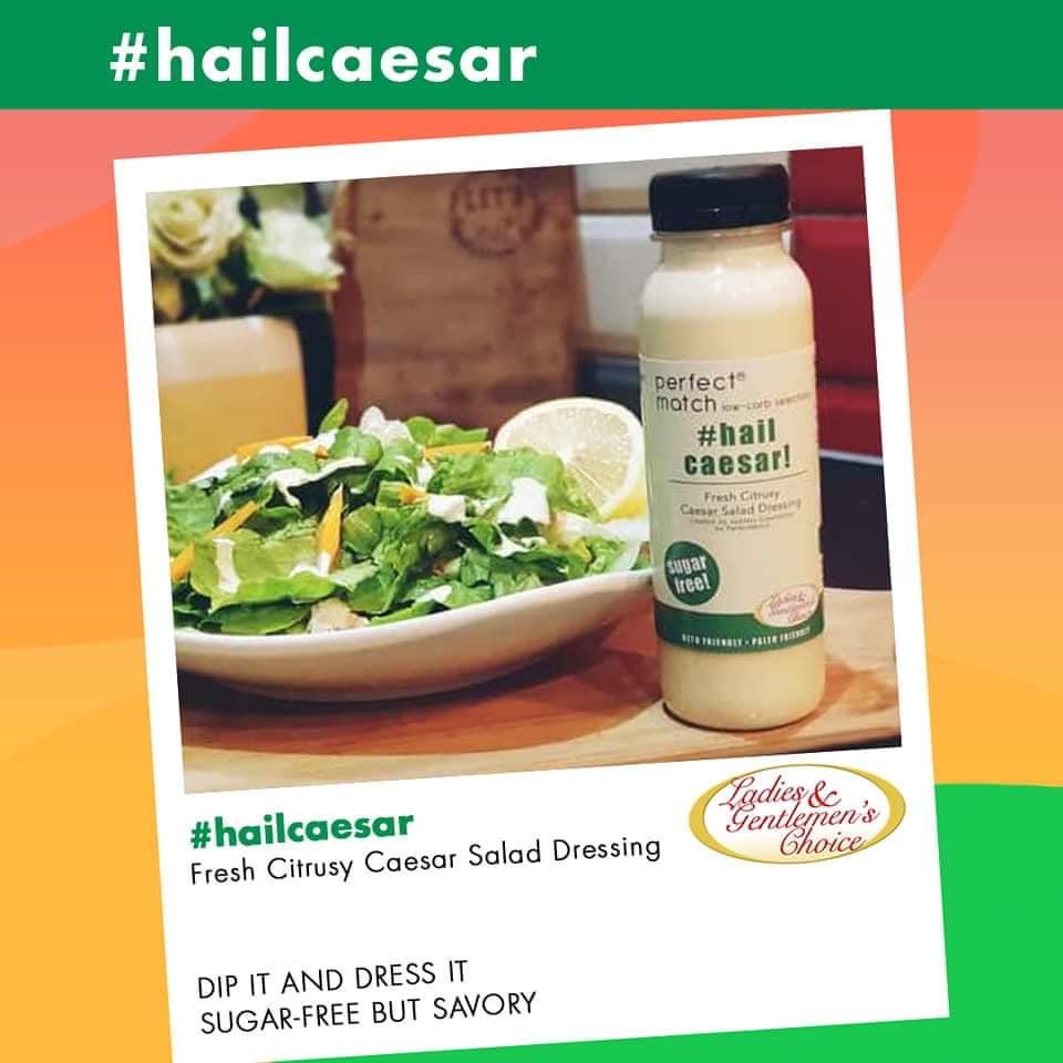 PerfectMatch Low-carb l Keto Caesar Salad Dip & Dressing l Hail Caesar 300ml l Sugarfree