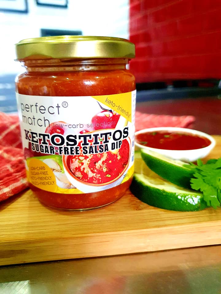 PerfectMatch Low-carb I Keto Salsa Dip l Ketostitos 200g l Sugar-Free