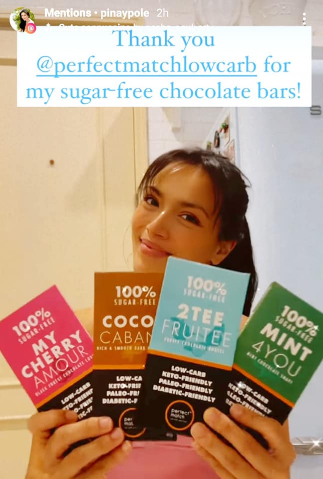 PerfectMatch Low-carb l Keto Sugar-Free Chocolate Black Forest l My Cherry Amour 90g l Sugarfree