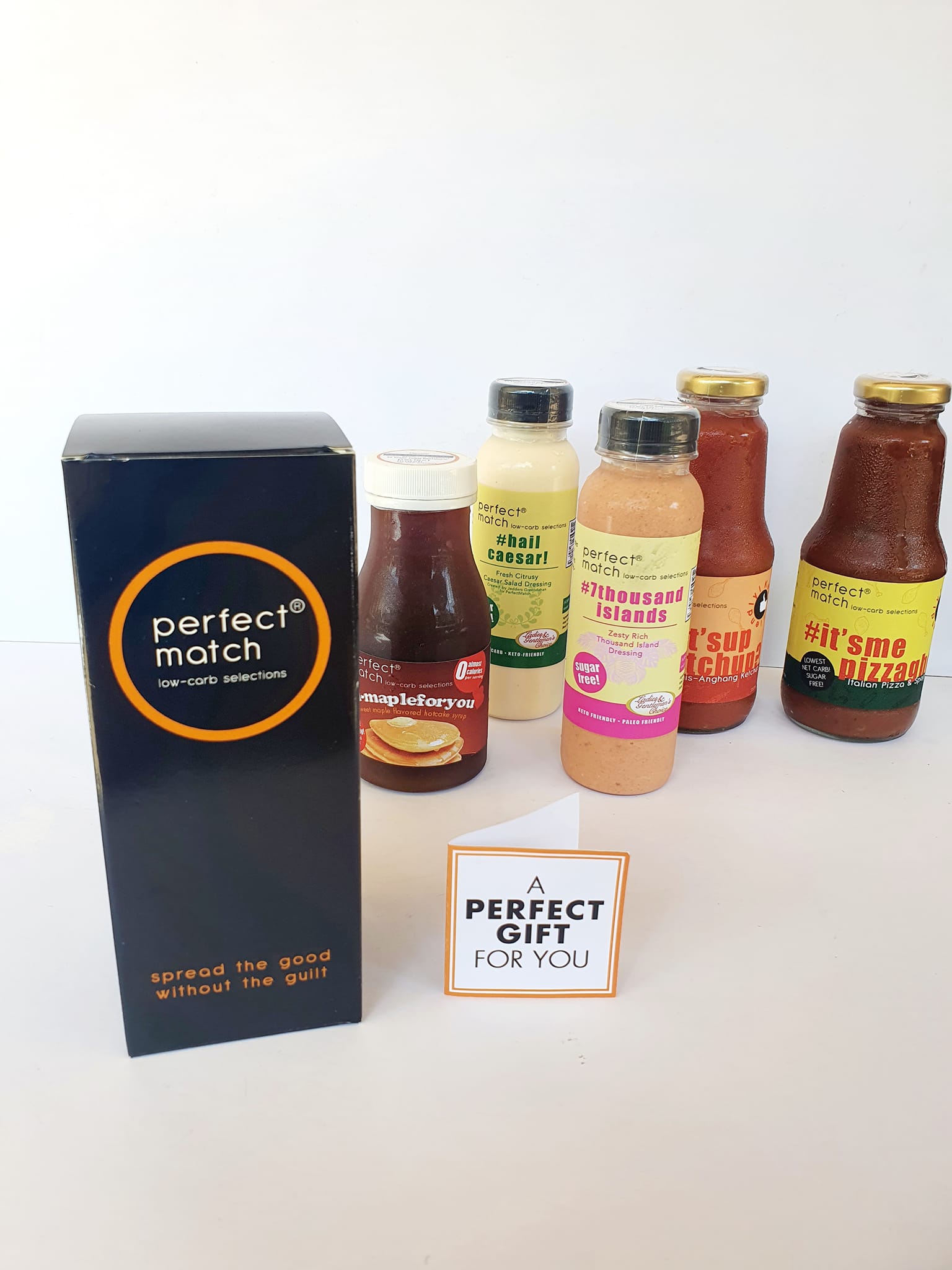 PerfectMatch Low-carb l Keto Gift Box and Gift Card for Sauces