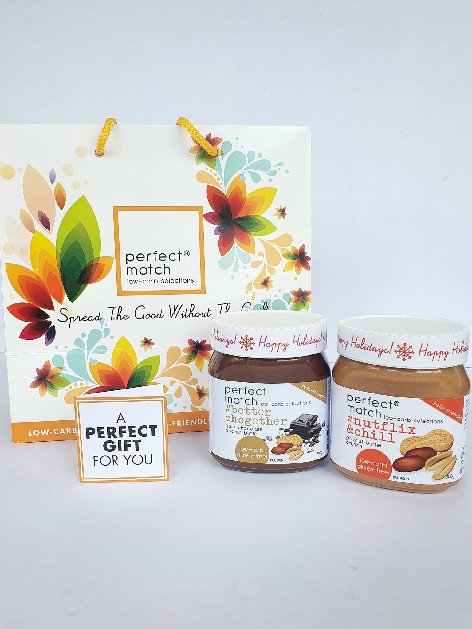 PerfectMatch Low-carb l Keto Gift l Spread Gift Set 300g l Sugarfree