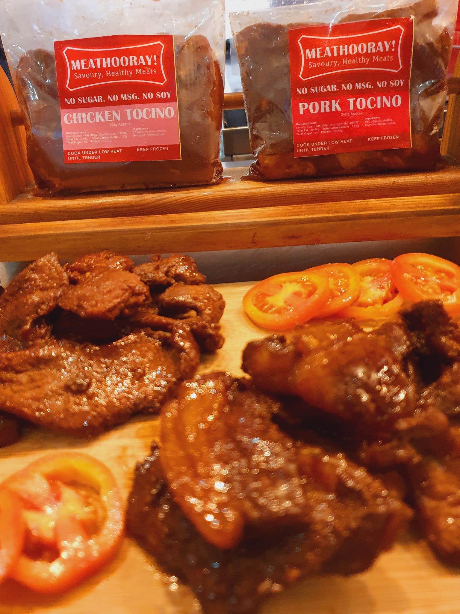 PerfectMatch Low-carb l Ready to Cook l Keto Chicken Tocino l Meathooray l  No Soy  l No Sugar l  No MSG  l  350g