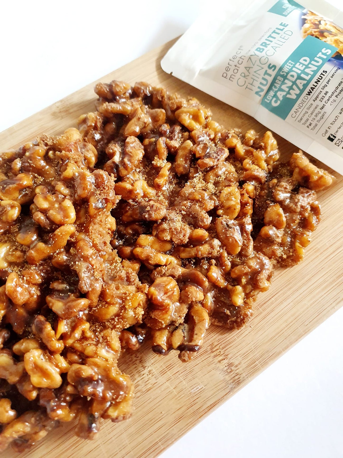 PerfectMatch Low-carb® l Keto Candied Walnut Brittle l 65g l Sugar-free